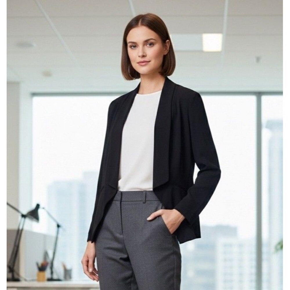 Lulu's Black Open-Front Blazer NWT